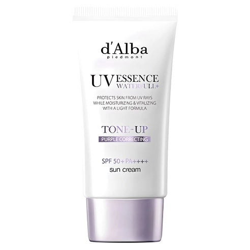 Waterfull Essence Sunscreen SPF 50+ Tone-up Purple