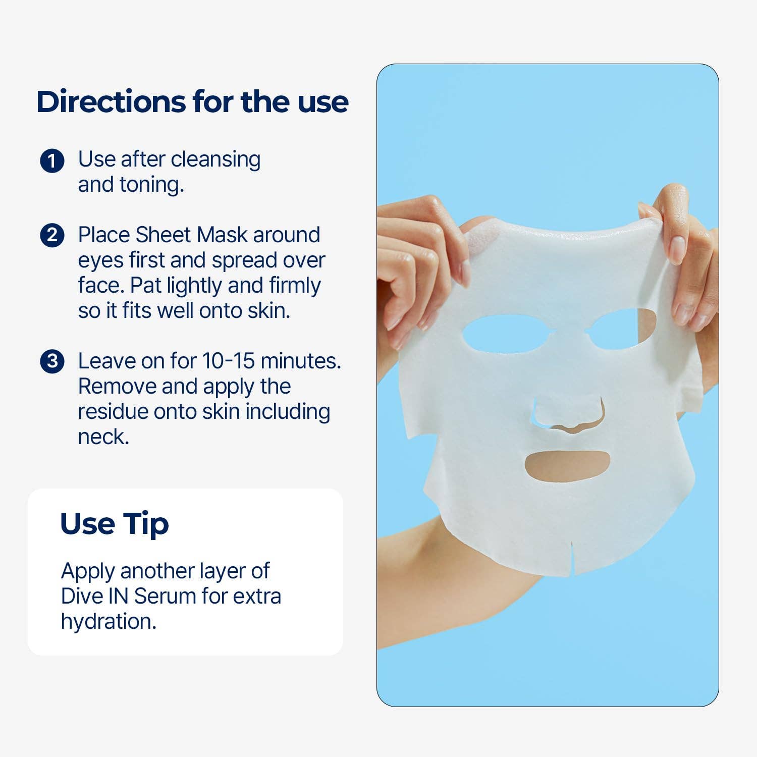 DIVE-IN Low Molecule Hyaluronic Acid Mask